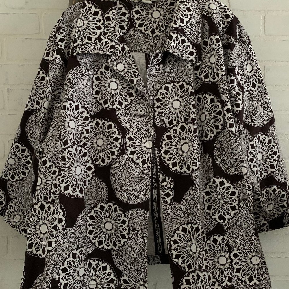Vintage 60's Oversized Patterned Jacket
